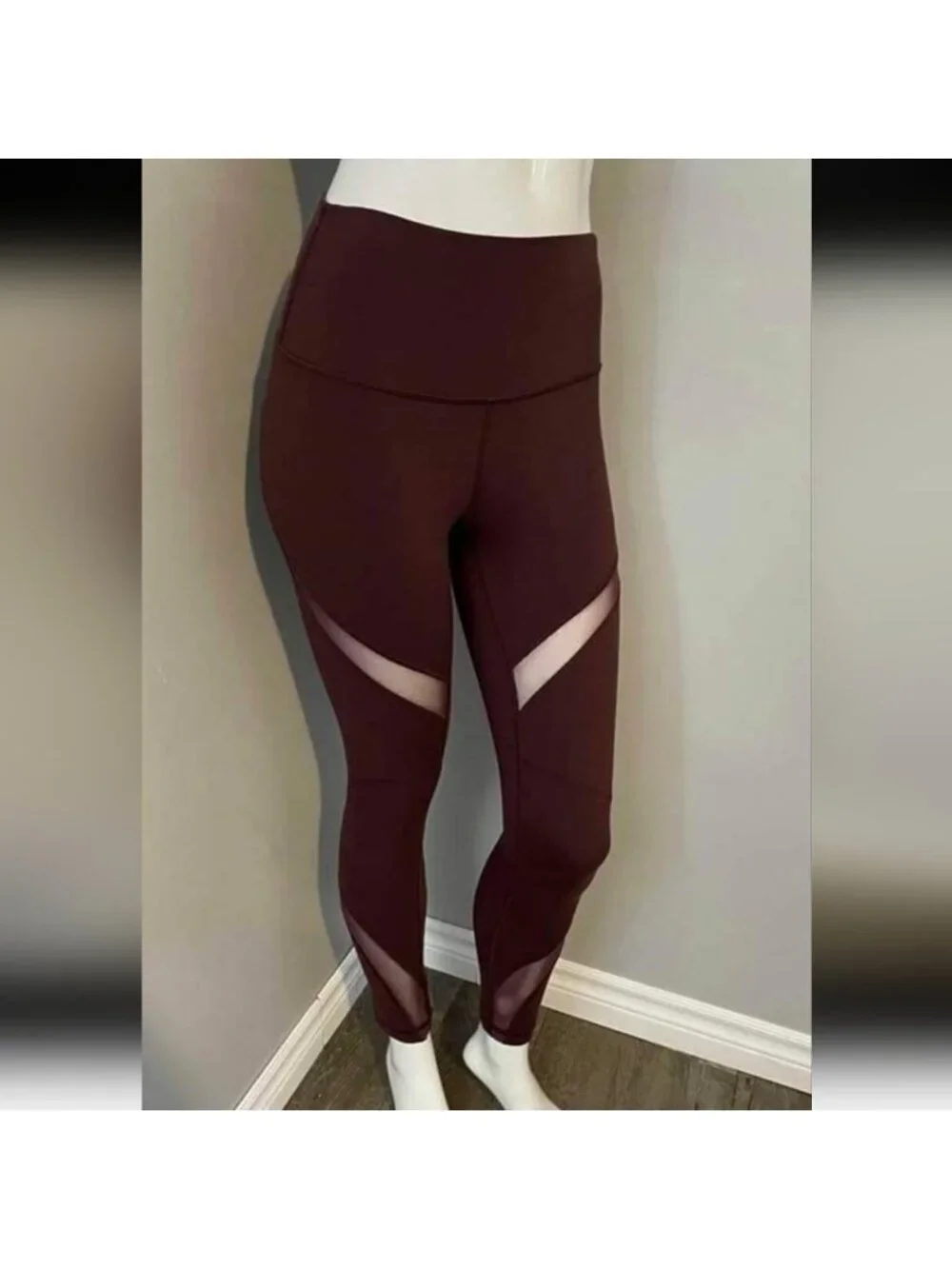 Lululemon High Times Pant (Wrap Mesh) Bordeaux Drama